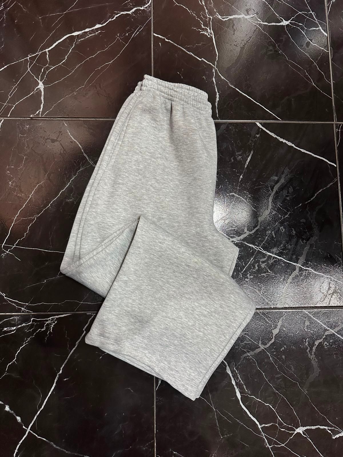 PANT RECTO GRIS MELANGE