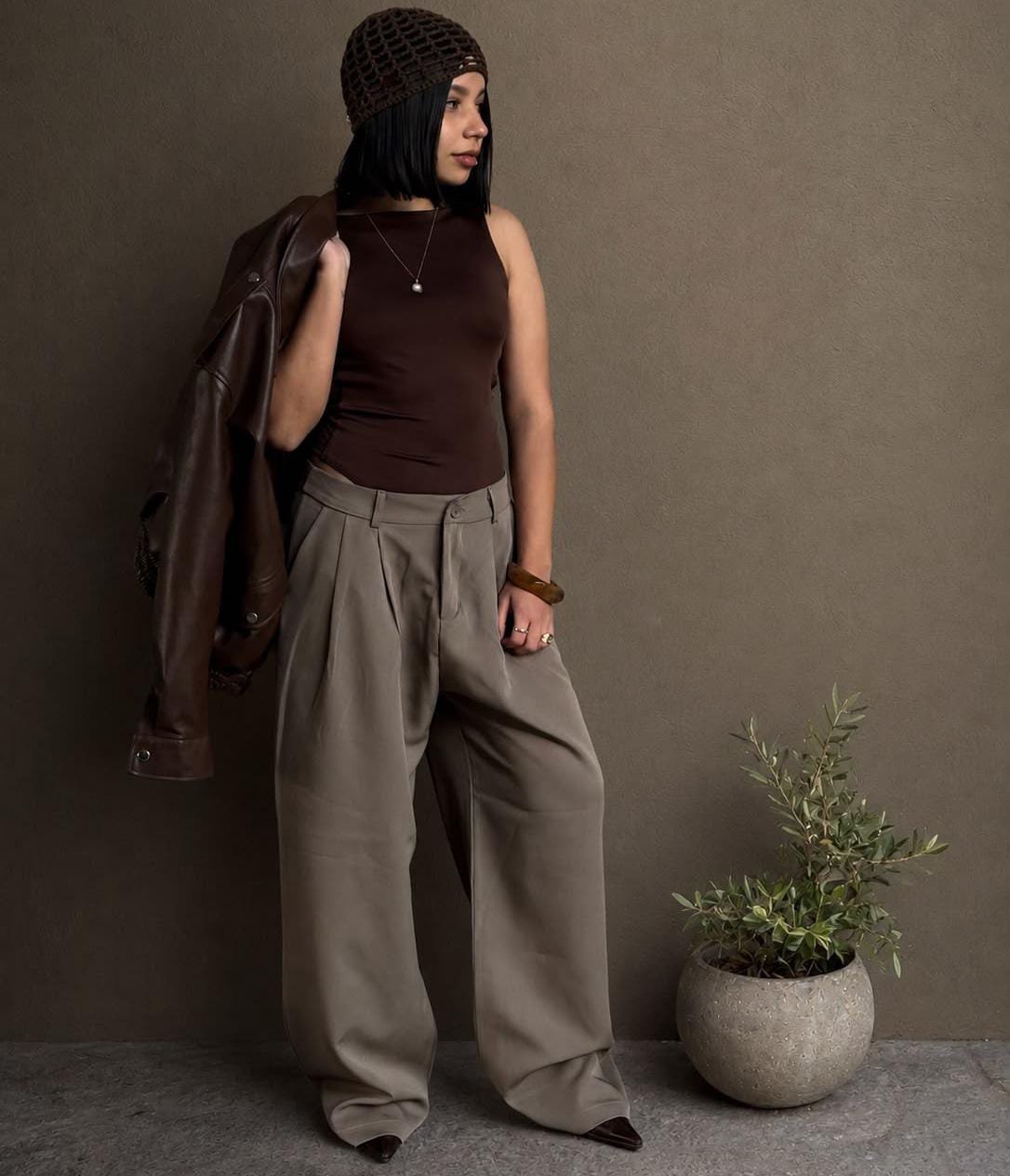 PANTALON SASTRERO WIDE LEG