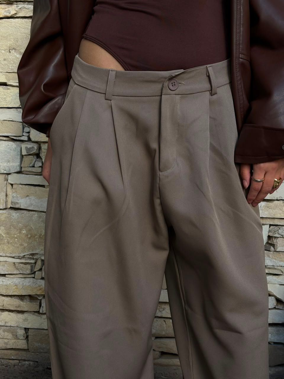 PANTALON SASTRERO WIDE LEG
