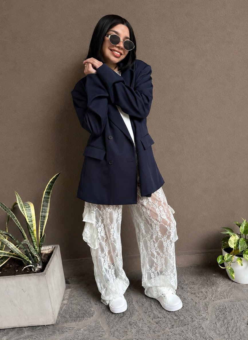Pantalon cargo Lace